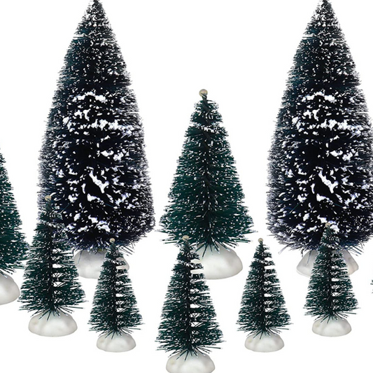 Set of 10 Christmas Trees
